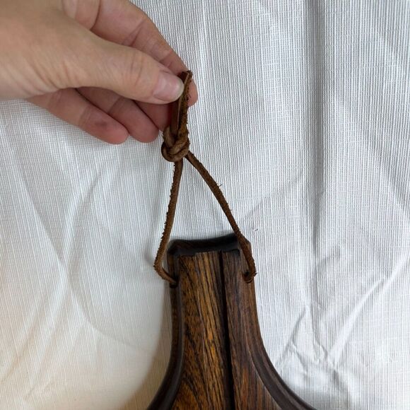 Wooden Trivet Hot Pad or Cheese Tray w/ Decorative Ceramic Tile Insert Square - Picture 11 of 13